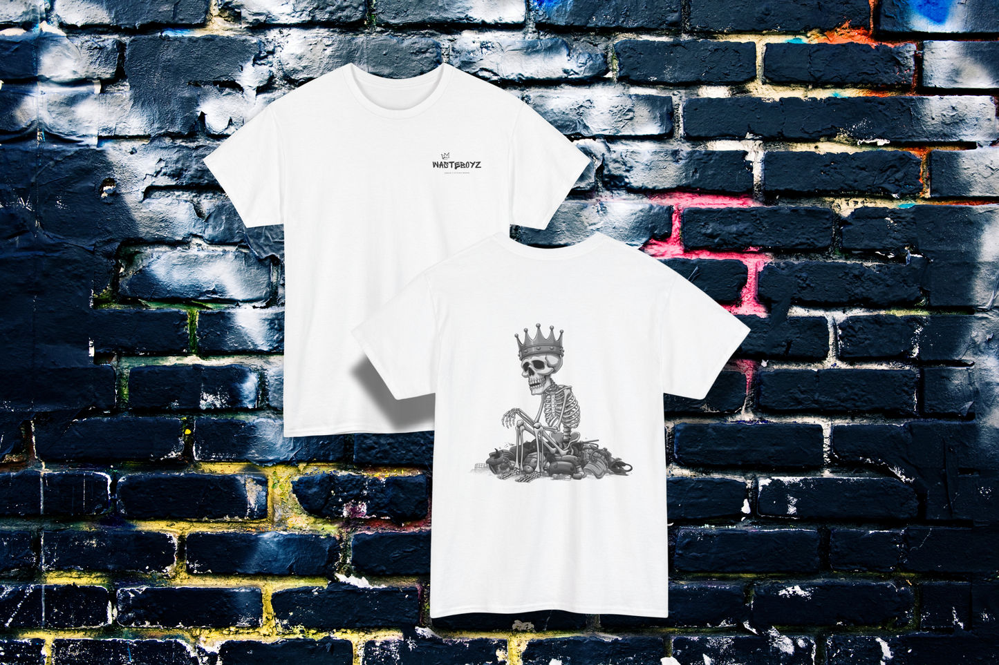 Wasteboyz skull king Tee